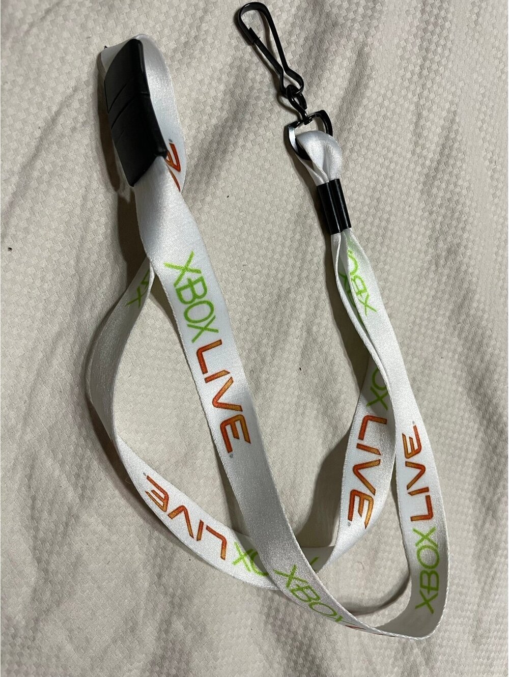 XBOX Live Lanyard Microsoft White Green Orange Gamer Gift